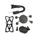 Suporte de Celular para Moto e Bicicleta Lemox LEY-1602 Ajustável 360° – Compatível com Celulares de 3 a 6,5 Polegadas